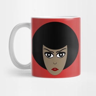 Strong Black Woman Natural Girl Afro Hair Mug